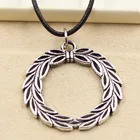 Ожерелье-чокер оливковая ветка с кулоном и венок