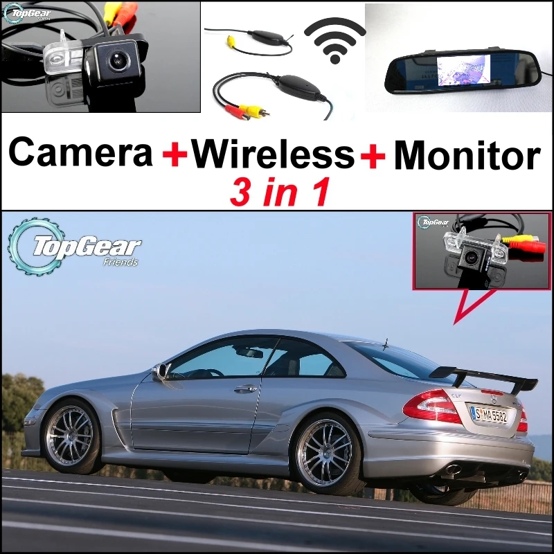 

Special WiFi Camera + Wireless Receiver + Mirror Screen 3 in 1 Parking System For Mercedes Benz CLK MB W209 C209 A209 2002~2009