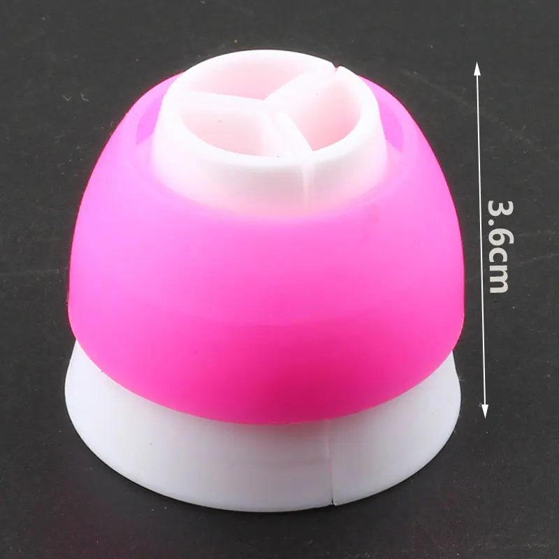 4 шт Большой размер розы из нержавеющей стали глазурь сопла трубопроводы +