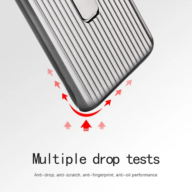 Anti-Shock Magnetic Back Cover for Samsung Galaxy S9 Plus Case Luxury 360 Shockproof Kickstand |