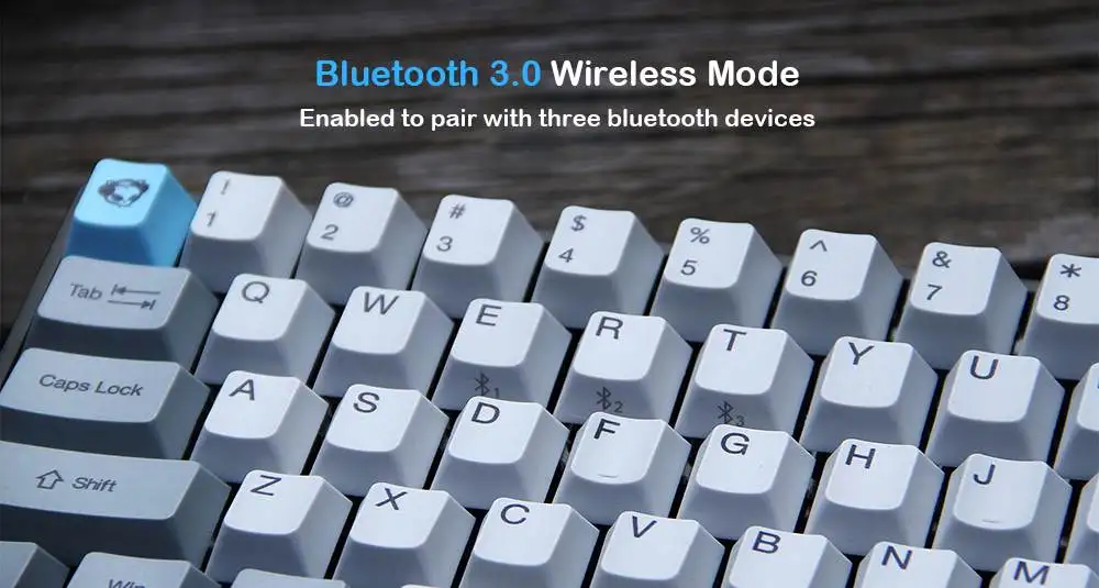 AKKO PBT Keycap Cherry Switch механическая клавиатура Бесшумная Bluetooth Двухрежимная игровая клавиатура для ПК ноутбука рабочего стола