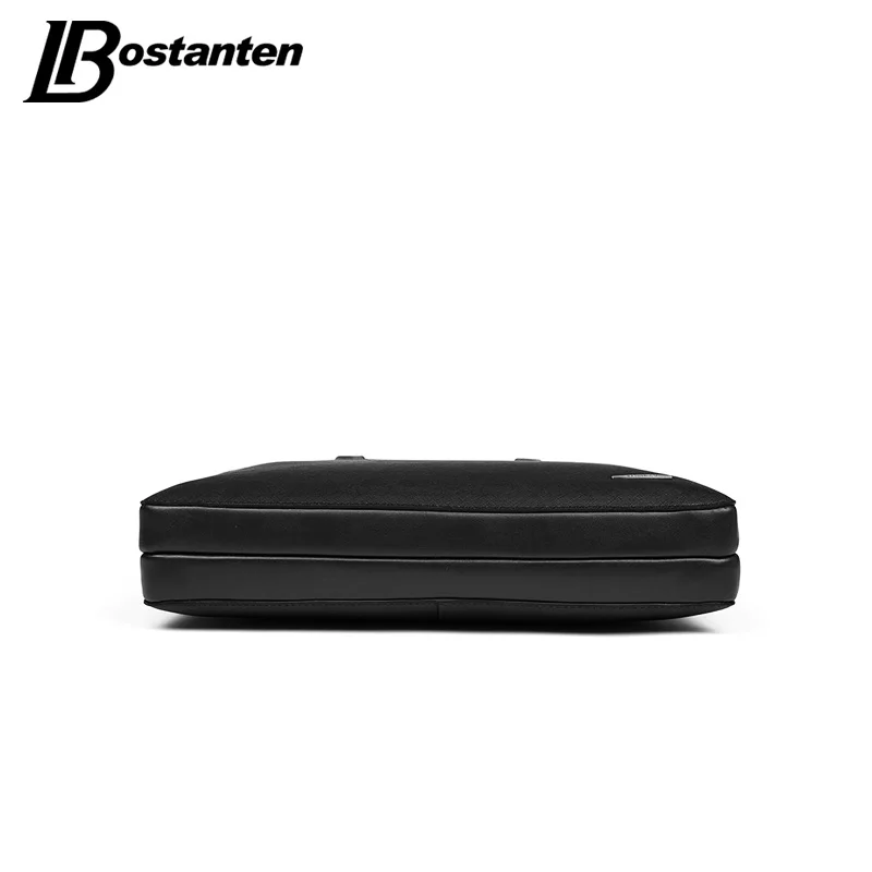 Bostanten 13 дюймов мужской портфель деловая сумка из натуральной кожи для ноутбука