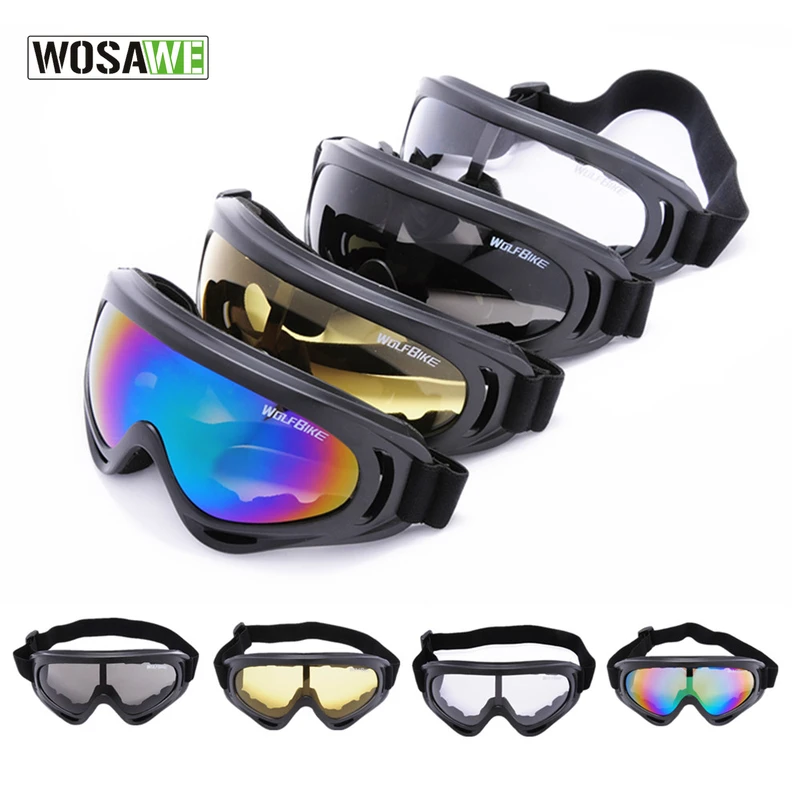 WOSAWE X400 UV Protection Airsolf Sports Ski Snowboard Skate Goggles Motorcycle Off-Road Cycling Goggle Glasses Eyewear Lens |