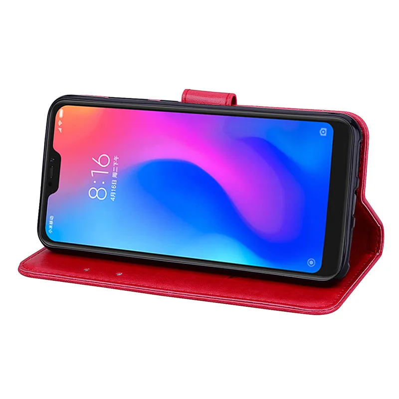 Чехол для Xiaomi Redmi 6 Pro чехол 6A мягкий силиконовый кожаный флип A A6 чехлы