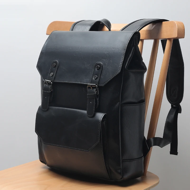 Рюкзак Crazy Horse мужской винтажный кожаный для ноутбука|backpack brand|brand backpackcasual backpack |