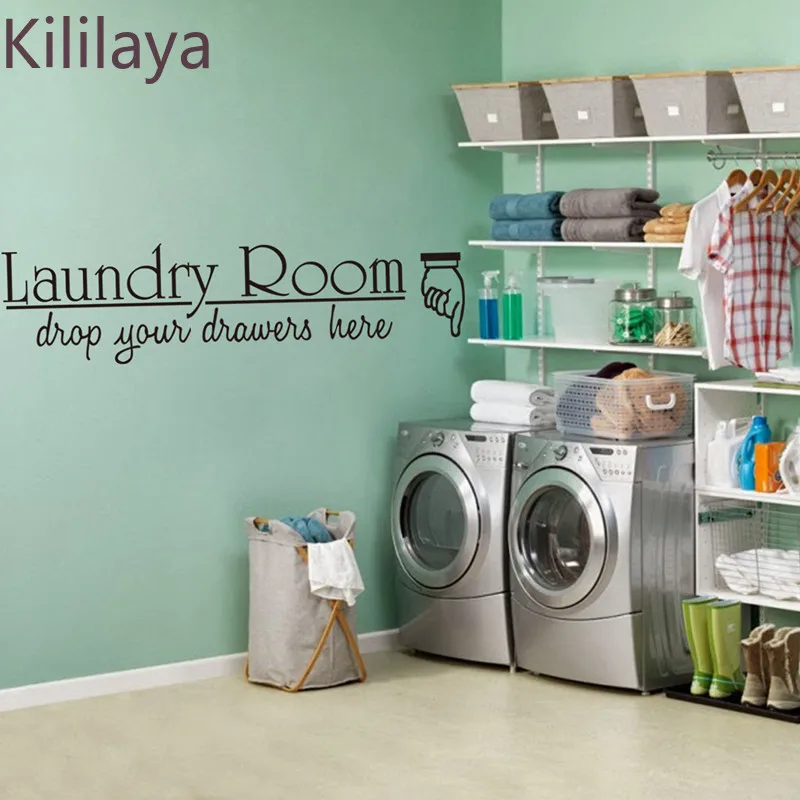

Kililaya Laundry Room Wall Decals Wall Decor Sticker House Decoration