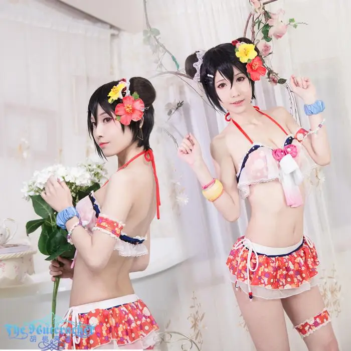 Love Live! Женское бикини одежда для купания костюм косплея бесплатная доставка|bikini