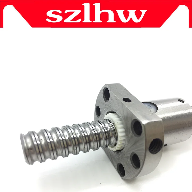 High quality 16mm 1605 Ball Screw Rolled C7 ballscrew SFU1605 350mm with one flange single ball nut for CNC parts no ends | Обустройство