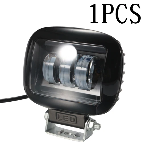 1PCS Gzkafolee 6000K светодиодный рабочий светильник 12V 24V Точечный светильник s, сигнализирующий фонарь Автомобиль Мотоцикл Универсальный 30 Вт/лампа offroad панель головного света для квадроциклов ATV яхта - Цвет: 1PCS