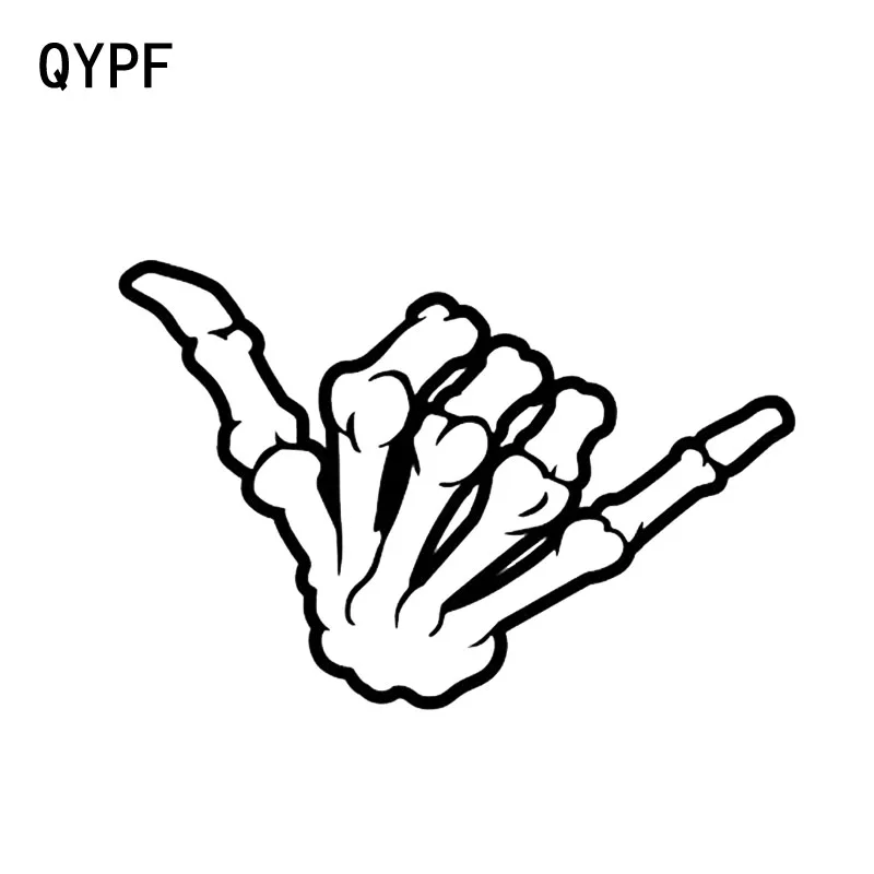 QYPF 14 1*9 4 см самый крутой рукой фотографический винил Высококачественные наклейки