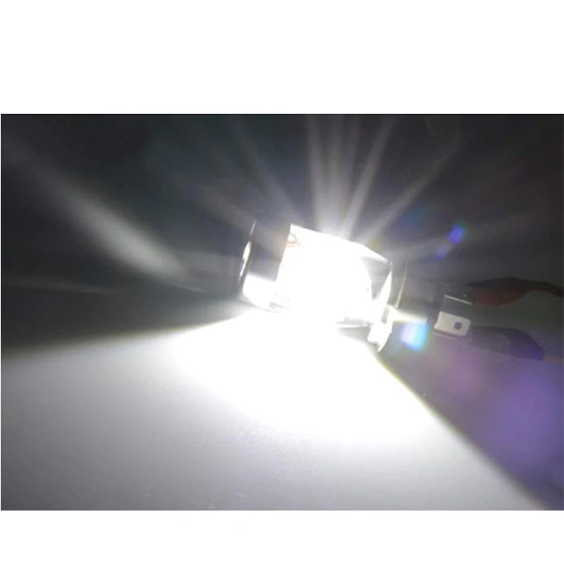 H4 led faro hs1 moto rbike bombillas h4 rcycle alta baja 20 Вт COB 12 В 6500 к bike la lamp principal M4 |