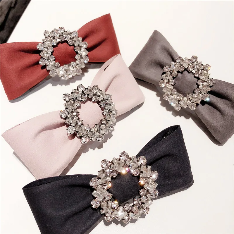 

Fashion Rhinestone Spring Hair Clips Hair Accessories elegance Women Luxurious Glittering jewel hair clips Hairpins barrette