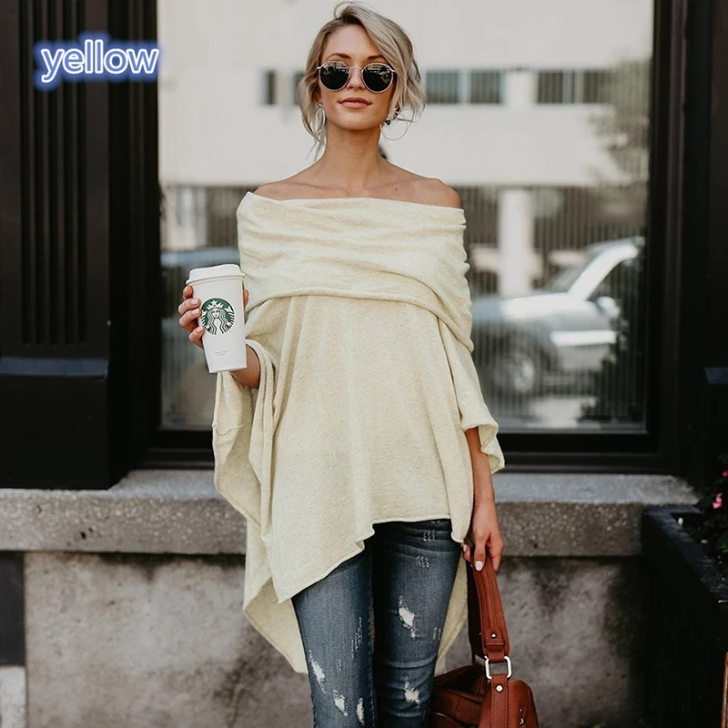 beige Модные футболки для женщин, осенняя рубашка с длинным рукавом, Необычные универсальные пуловеры, Повседневная Свободная футболка, женская рубашка, футболка - Цвет: beige