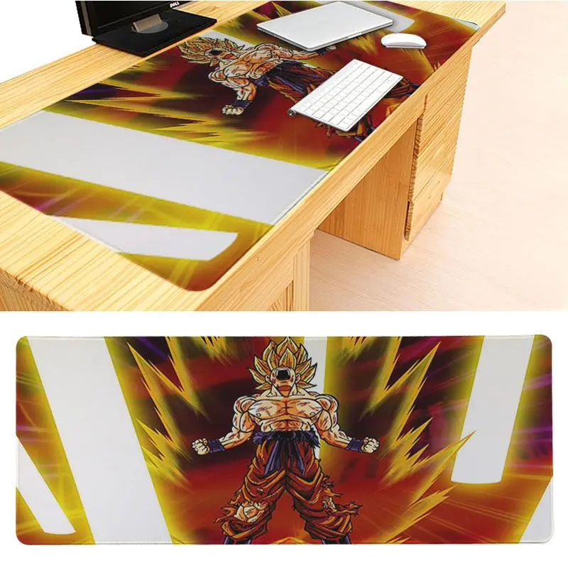 MaiYaCa простой дизайн Dragon Ball z goku Dragon Ball прочный резиновый коврик для мыши Размер для 300*600*2 мм и 300*900*2 мм коврик для мыши - Цвет: 30x60cm