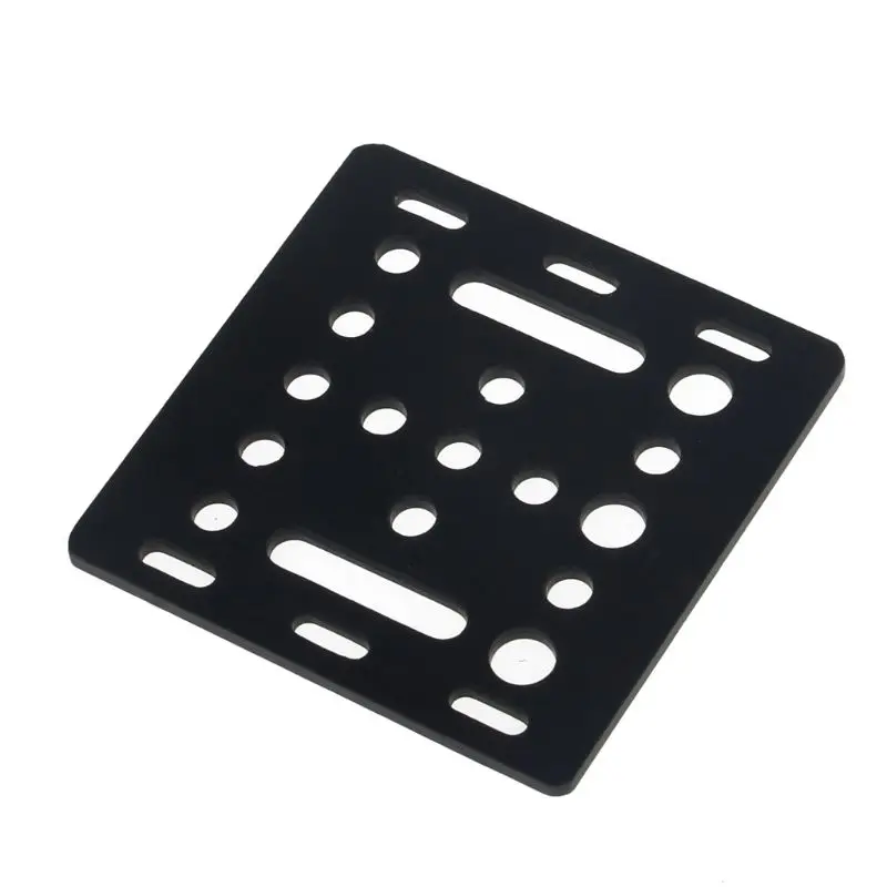 Новинка 2019 деталь для 3D принтера Openbuilds V Slot опорная плита 20 мм черная