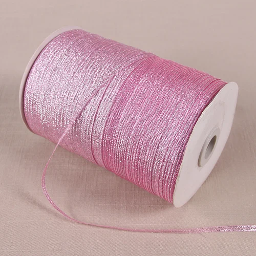 Dark pink 10 м/лот) 3 мм цветная луковая блестящая металлическая лента на свадьбу, день рождения, сделай сам, украшение торта, подарок на Рождество, Хэллоуин, упаковка - Цвет: Dark pink