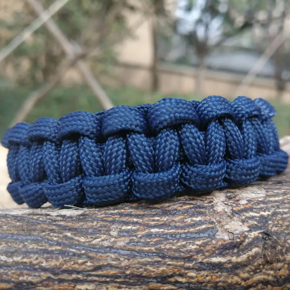 dark blue Паракордовый браслет Handmand норвежский викинг бисер с рунами плетеный браслет мужские браслеты Тор молоток Веревка Браслеты для мужчин ювелирные изделия - Окраска металла: dark blue