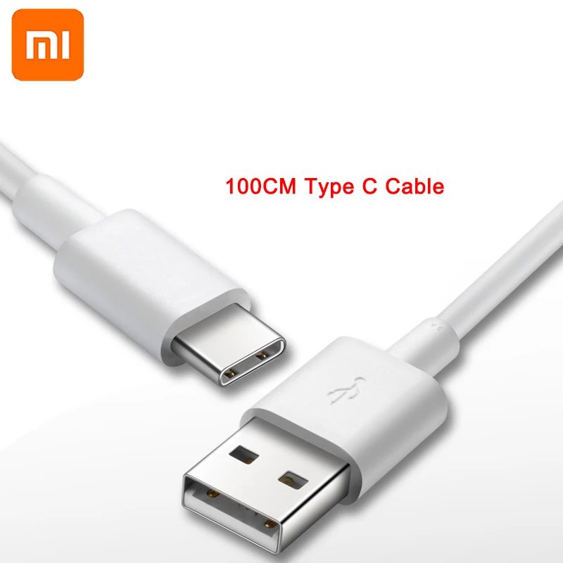 100CM USB C Cable XIAO mi 9 USB type C кабель для быстрой зарядки для mi 8 Max 4 5 5C 5S 6 A1 красный mi 3 3s 4 4A 4X Note 4 4A 5 Plus подходит для всех портов типа C - Цвет: 100CM USB C Cable