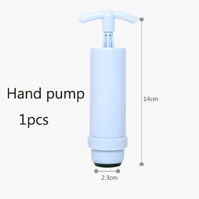 Hand pump Boxi многоразовая вакуумная компрессионная сумка на молнии герметичная мини прозрачная сумка термоусадочные пластиковые сумки для хранения кухонный Органайзер - Цвет: Hand pump