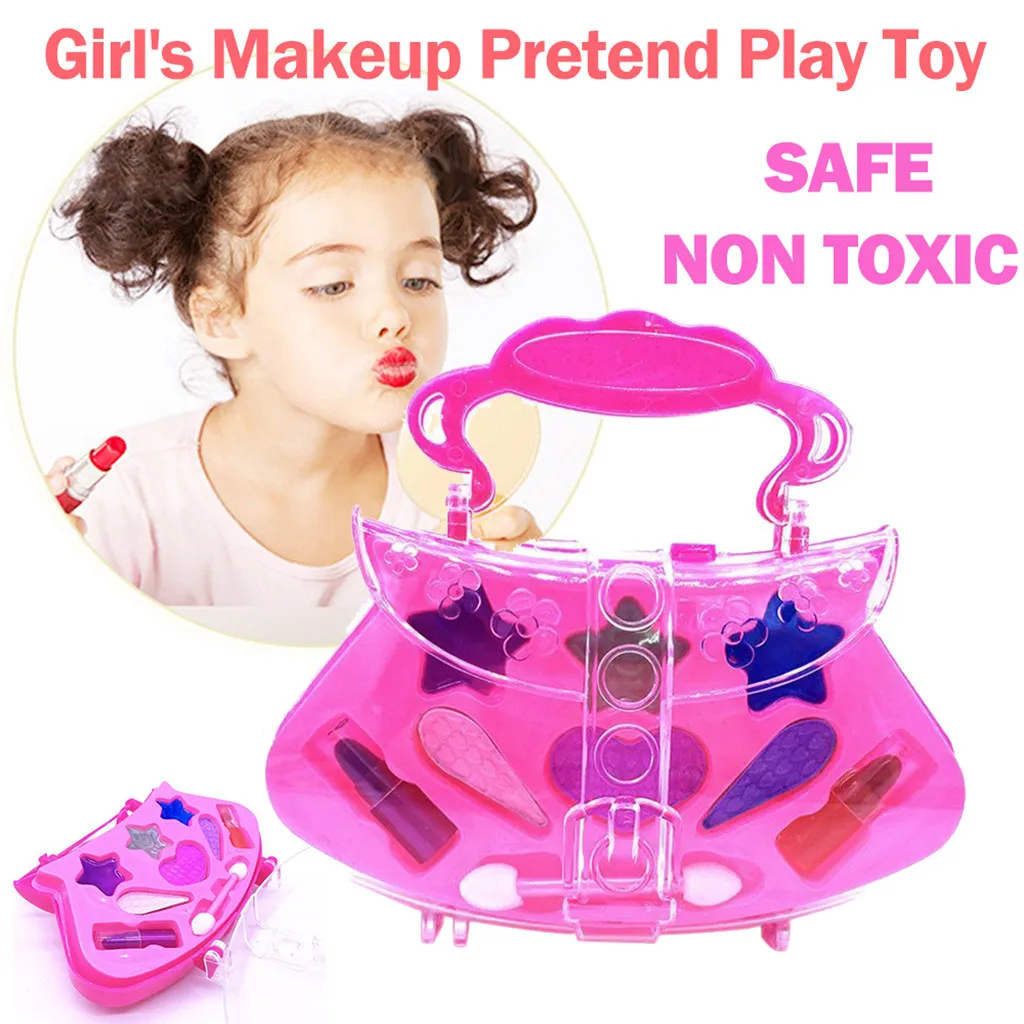 Принцесса Девочка ролевая игрушка Делюкс Макияж Палитра Набор нетоксичный для