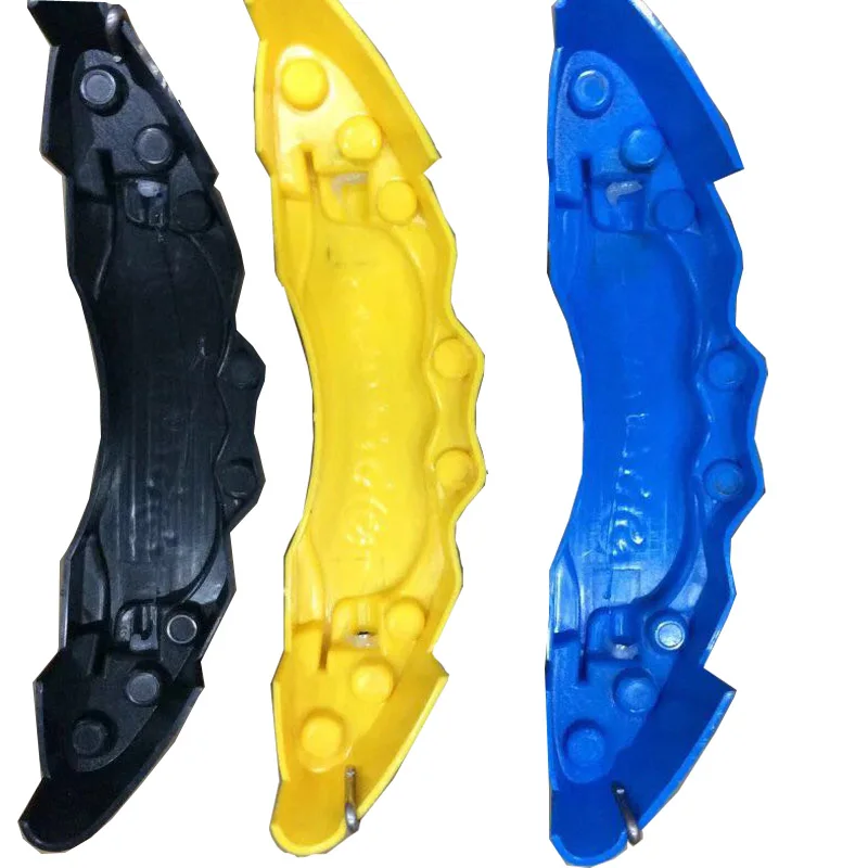 KUNBABY 4 цвета ABS пластик Авто хром 3D Brembo стиль дисковый тормозной суппорт Чехлы передние и задние размер L&M& S