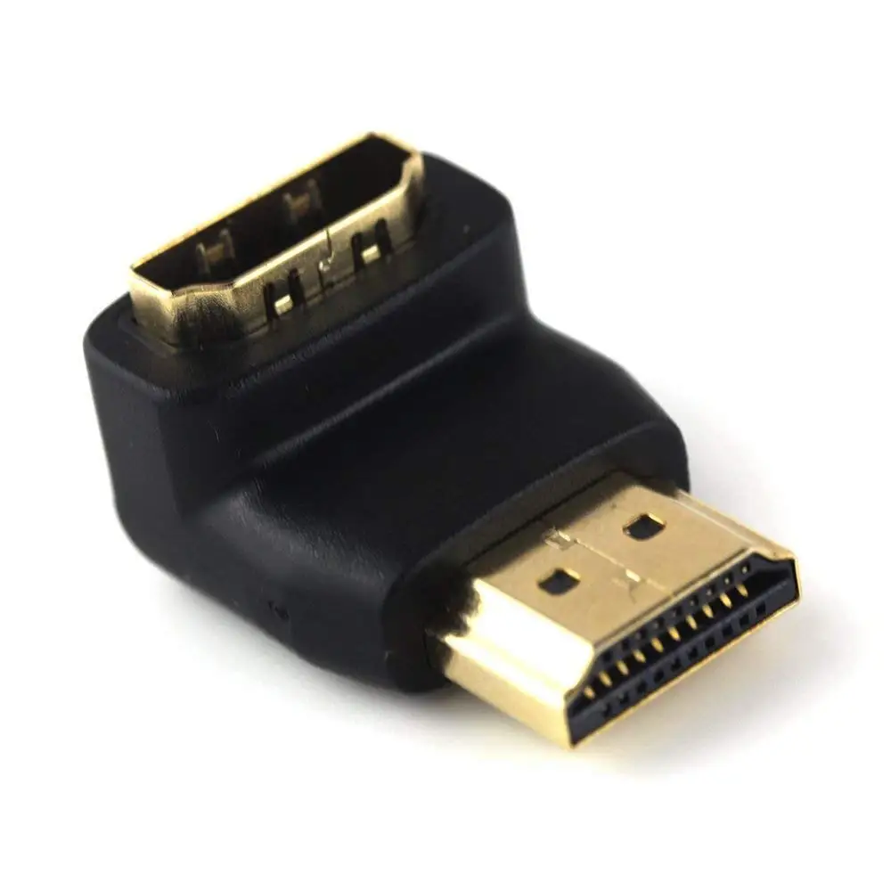 Комплект адаптеров HDMI совместимый переходник мама и совместимые Угловые