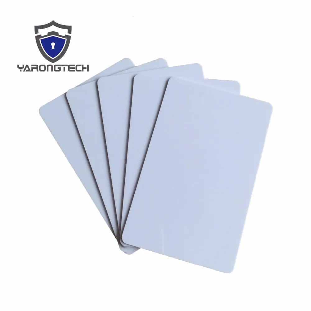ISO18000-6C 860~960MHZ Alien H3 Plastic blank White RFID UHF Card -100pcs