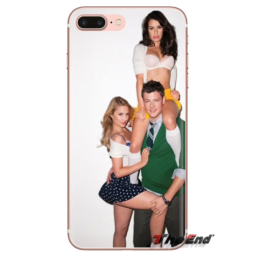 Хор звезда Кори монтеит для iPod Touch Apple iPhone 4 4S 5 5S SE 5C 6 6S 7 8 X XR XS Plus MAX прозрачные