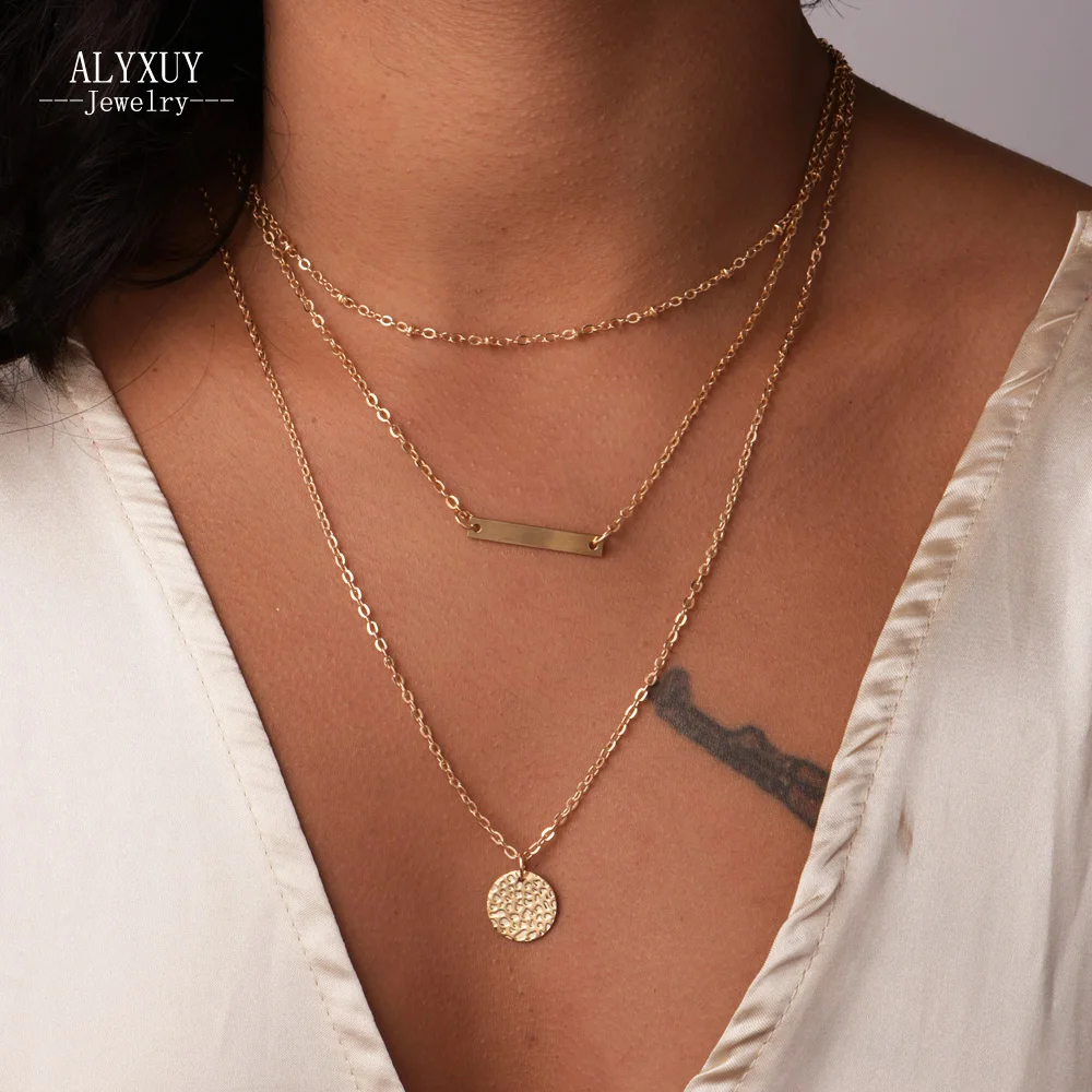 Новая мода двойной чокер ошейник воротник ожерелье многослойная Подвеска