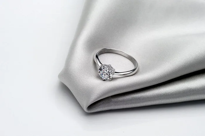 Женское кольцо с австрийским кристаллом свадебное украшение короной и сердцем |