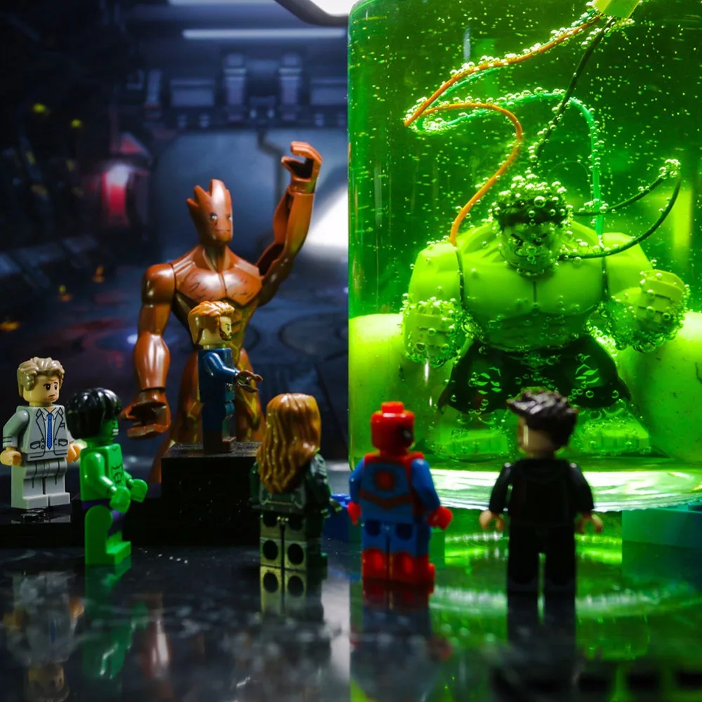 Один большой размер Супергерои Avengers4: Endgame Халк баннер Брюс танос Железный