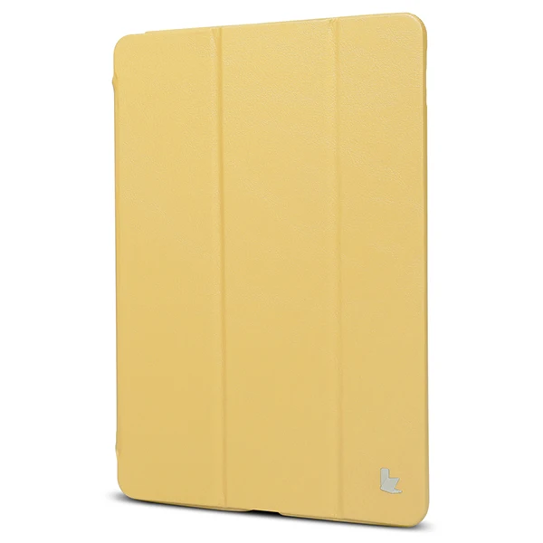 Yellow Jisoncase для iPad Air(3rd Gen) 10," кожаный тонкий складной Ультра легкий защитный чехол с автоматическим пробуждением/сном - Цвет: Yellow