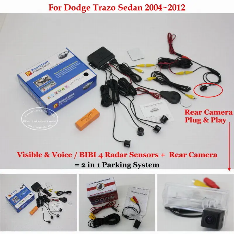 For Dodge Trazo Sedan 2004~2012 Car Parking Sensors Sensor Reverse Rearview Back Up Camera Auto Alarm System | Автомобили и
