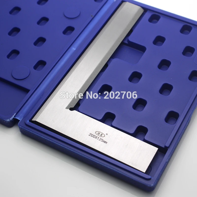 200*125mm Stainless steel Corner Square 90 Degree Blade Ruler Gauge Try ruler Measuring Tool | Инструменты