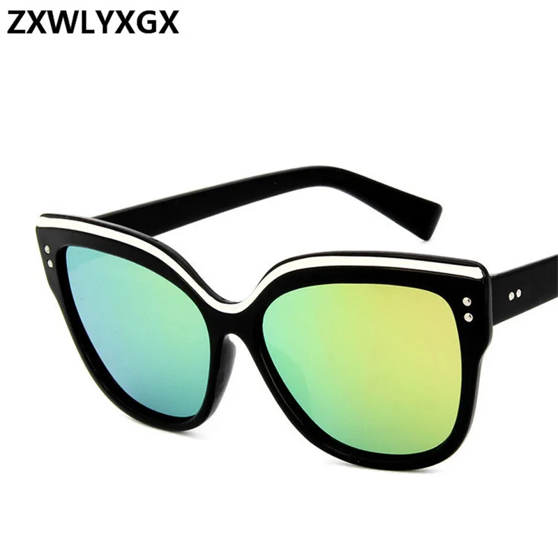 Женские солнцезащитные очки кошачий глаз роскошные брендовые дизайнерские