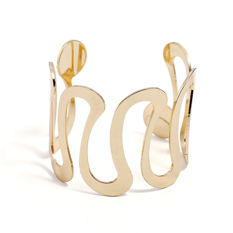 FLDZ Креативный дизайн металлический браслет золотой новый модный для женщин