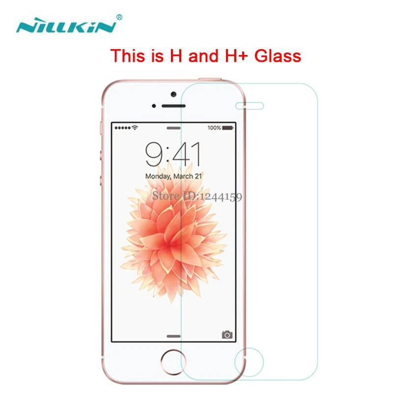Для Apple iPhone 5 5S закаленное стекло Nillkin Amazing H+ анти-взрыв протектор экрана для iPhone 5S 5/iPhone SE