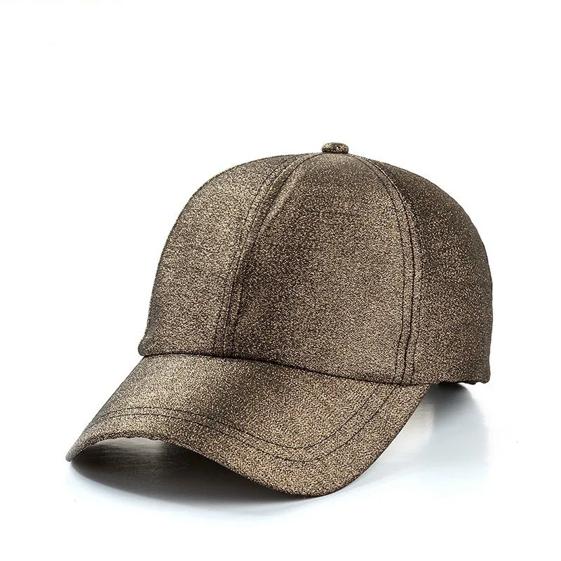 Brownish Brown Блестящая бейсбольная кепка, Женская Бейсболка, хип-хоп кепка s, Женская Блестящая хлопковая кепка с блестками, Мужская Уличная Кепка - Цвет: Brownish Brown