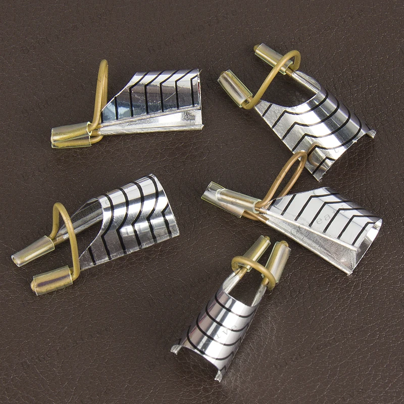 5 sets Reusable Dual Silver Nail Form For Art Making C Curve Acrylic French Tips Free Shipping H1E1 | Красота и здоровье