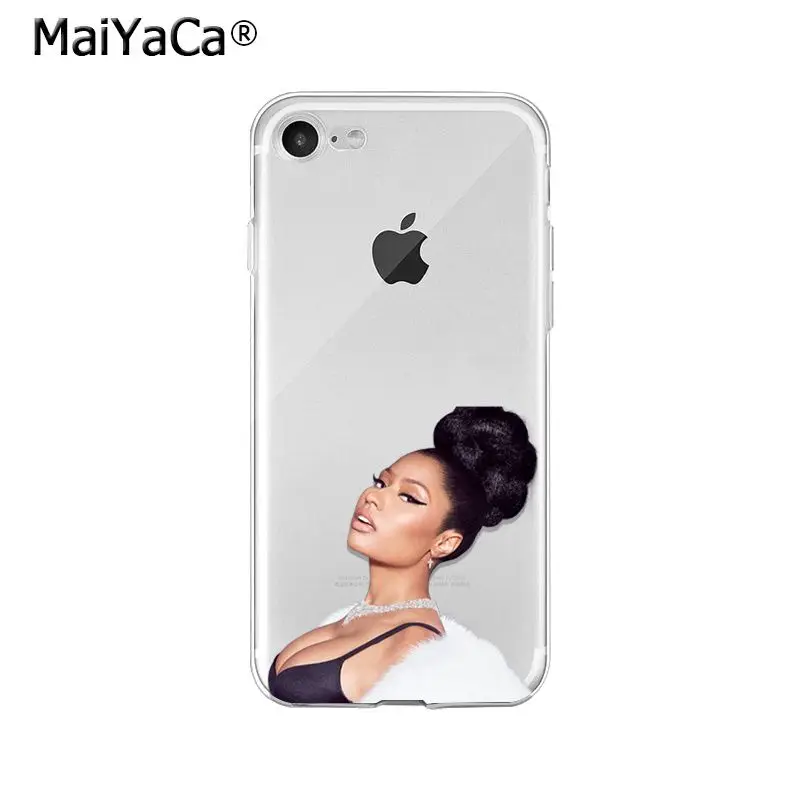 MaiYaCa Рэппер Nicki Minaj мягкий чехол для телефона из ТПУ для iPhone X XS MAX 6 6S 7 7plus 8 8Plus 5 5S XR