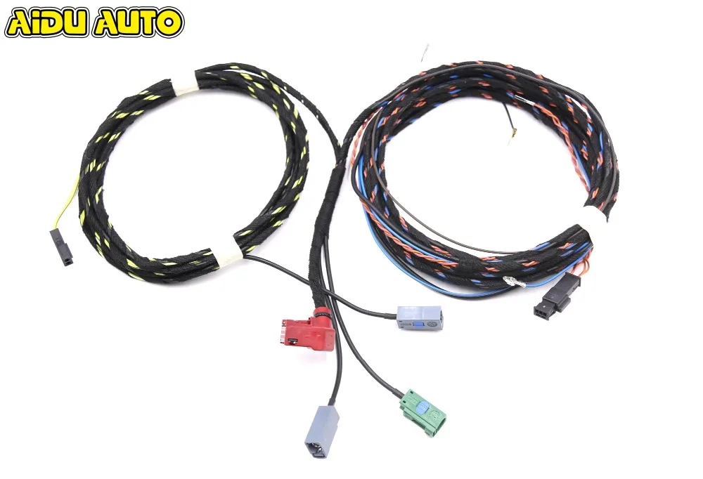 Кабели проводки для Audi A3 8V 5Q0 907 441 A 5Q0907441A 7N0 B 4S0 441B|rear camera cable|installation wirewire cable harness |