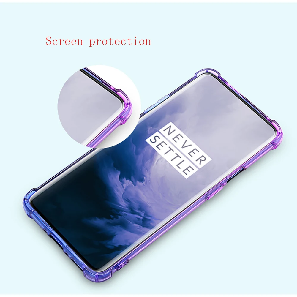 For Samsung Galaxy A50 A70 A40 A20 Case Clear Cute Gradient Slim TPU Phone Cover A7 2018 S9 S10 PLUS note 9 |