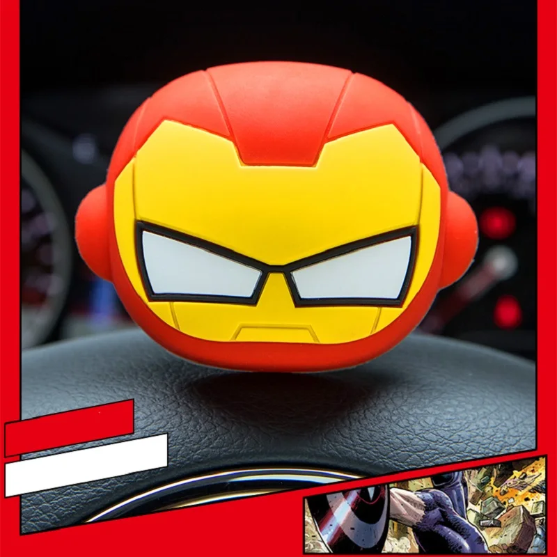 Marvel Мстители освежители воздуха для автомобилей Vent клип Железный человек автомобиль ароматерапия эфирные масла диффузор Океан Свежий аромат Человек-паук