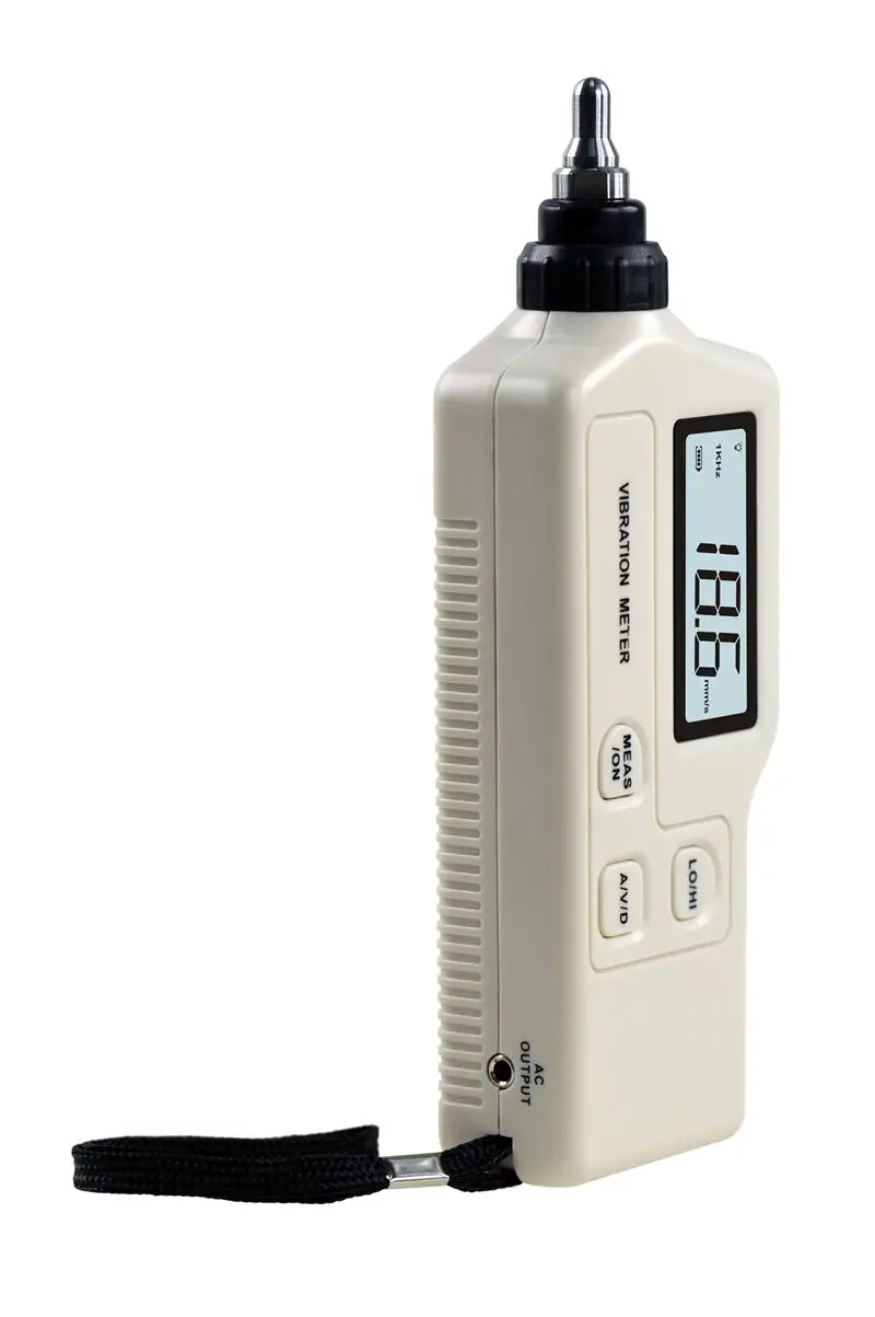 Портативный электронный Вибрационный измеритель 0 1 ~ 199 9 м/с выход переменного