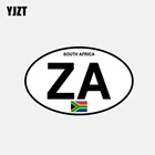 YJZT 10,8 см * 6,7 см ZA южная африка код страны овальные автомобильные наклейки аксессуары переводные картинки 6-2629