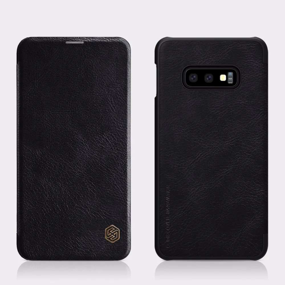 Кожаный чехол для samsung Galaxy S10e Nillkin QIN, защитный флип-чехол, чехол-бумажник для samsung Galaxy S10e