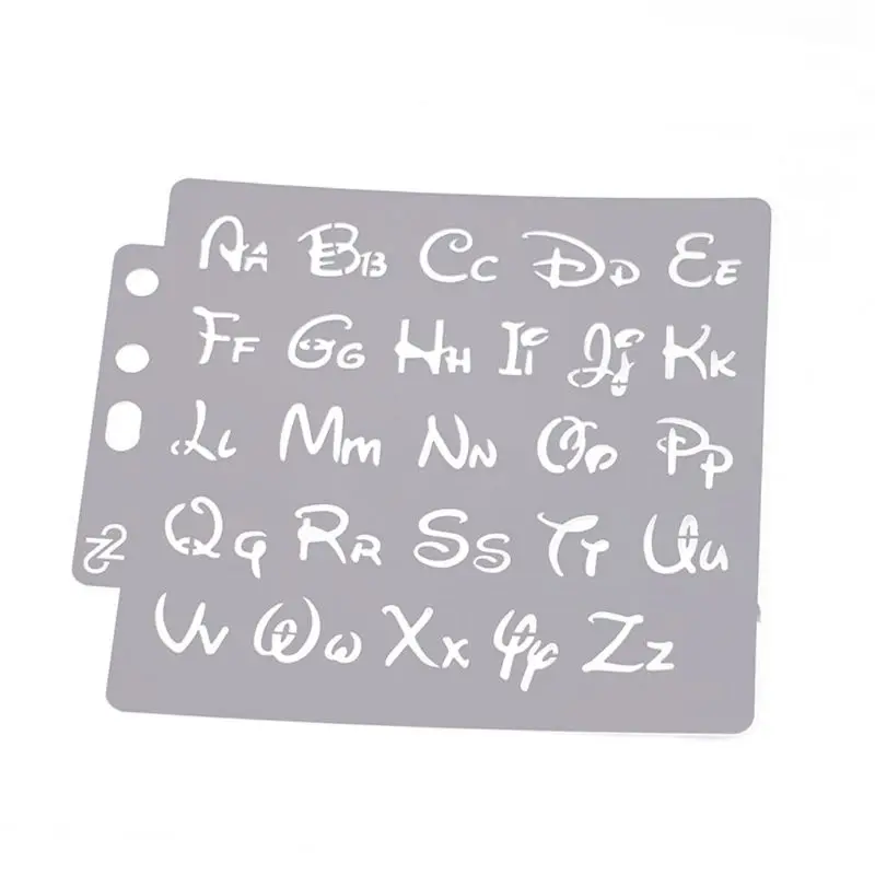 1PCS Alphabet Letter Stencils Template Painting Scrapbooking Embossing Stamping Album Card DIY | Дом и сад