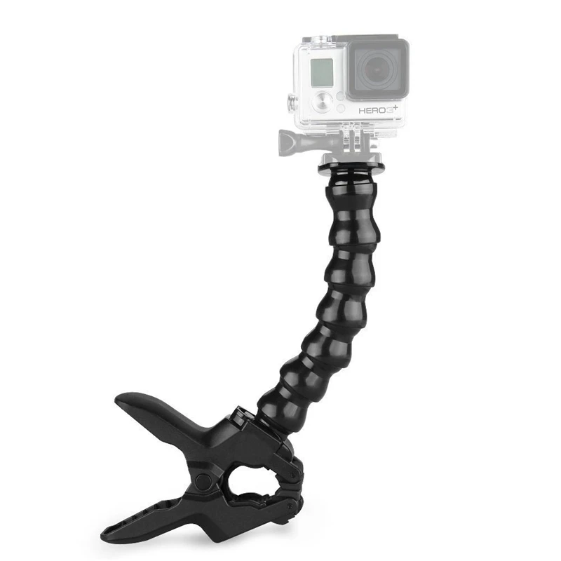 

10pcs Flexible Arm Camera Flash Bracket Holder Mounts Strong Clip Mount Holder with Serpentine Arm Gopro Screw For hero5/4/3+