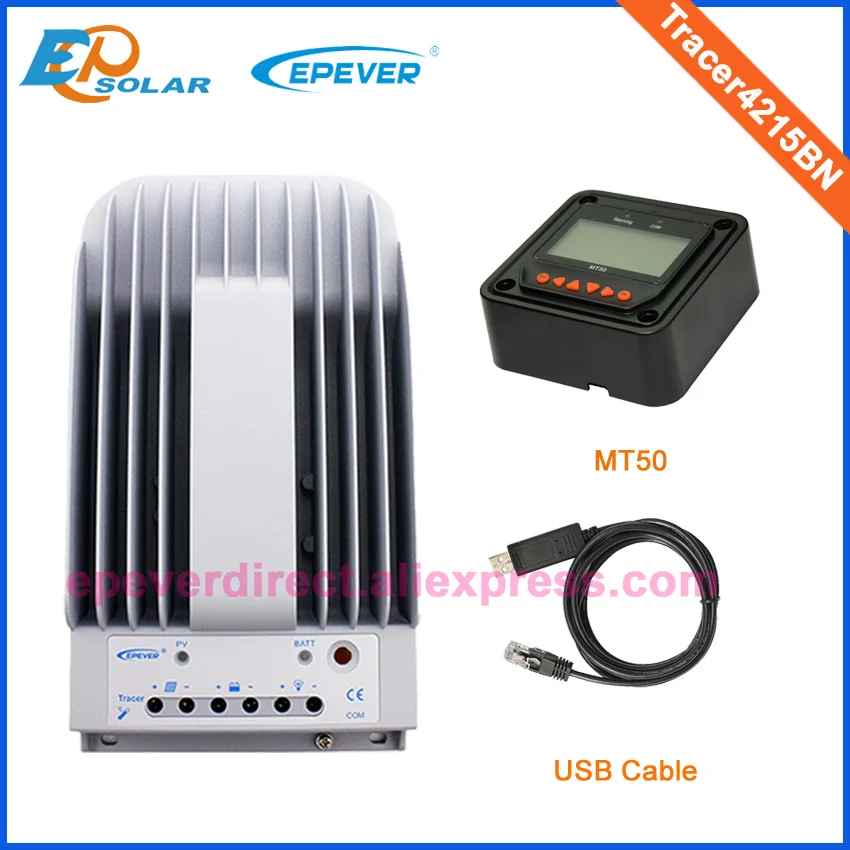 Бесплатная доставка Солнечный контроллер EPEVER бренд Tracer4215BN с USB кабелем