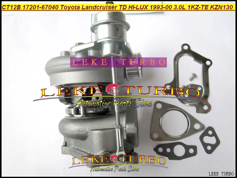 CT12B 17201 67010 67040 турбо для TOYOTA LANDCRUISER 4 runner HI LUX HILUX 1KZTE 1KZ TE KZN130 1720167010 л|gasket bmw|gasket setgasket
